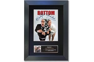 MAGENTA MANAGE #492 RIK MAYALL & ADE EDMONDSON Bottom Signed Reproduction Autograph Quality Mounted Photo Print