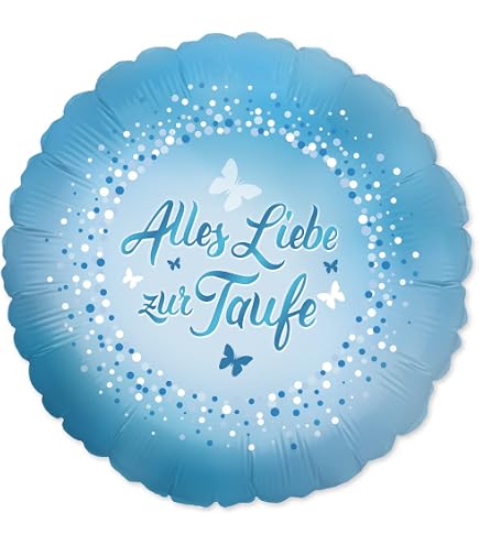 10 Luftballons Zur Taufe, Rosa & Fuchsia – 30 Cm Durchmesser Mit Aufdruck „Alles Gute Zur Taufe“