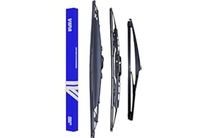 Vipa Car Parts Premium Wiper Blade Set | fits: HYUNDAI i20 Hatchback (Aug 2008 to Mar 2012) | All-Weather Performance | Durable, Streak-Free Windshield Wipers | Easy Installation