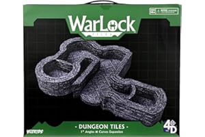 WIZKIDS Warlock Tiles: Expansion Pack - 1 in. Dungeon Angles & Curves