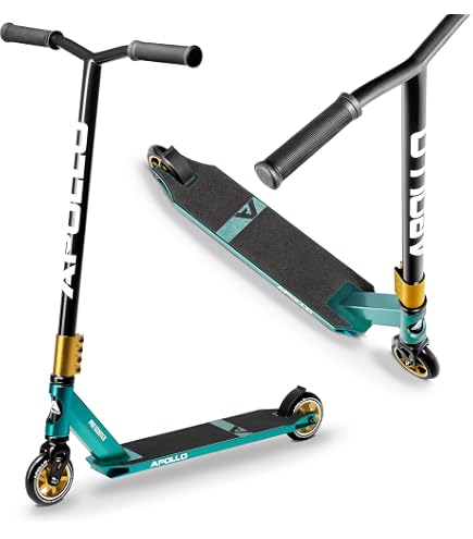 Trottinette Freestyle TRIGGER Anima 65 Noir - Pour Débutants Et Pratique Du Freestyle