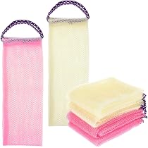 Beavorty 8er Set Bade-Peelingtücher – Japanische Waschlappen, 30x90 Cm | Für Körperpeeling, Aus Nylon, In 4 Farben
