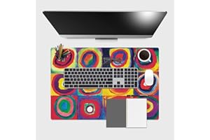 Giallobus - Alfombrillas de escritorio - Obras famosas - Vinile - 60L x 40l cm - 37 - Estudio del color