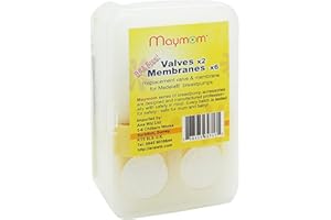 Maymom Valve × 2 & Membranes × 6 Replacement for Medela Breastpumps