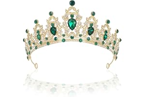 YUNHENTONG Diadème en Cristal,Couronne Mariage Femme,Couronne Reine,Couronne Princesse Adulte,Cristal Diademe Femme,Couronne Anniversaire,Couronne Princesse pour Fête,Cristal Couronne Diadème
