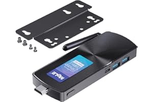 ‎MELE MeLE PCG02 N100 Mini-PC-Stick, vollfunktional USB-C, lüfterlos, Dual-HDMI, 4K-Display, 2,4G/5G WLAN, BT5.1 GbE, Micro-PC mit Vesa （8GB/256GB）