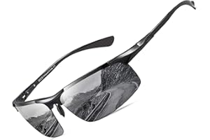 DUCO Men's Sports Polarized Sunglasses Mens Driving Carbon Fiber UV400 Protection DC8277