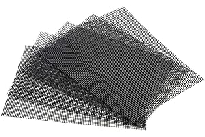 Jeffergarden 5PCS Tappetino per fiori Giardinaggio Pot buca Mesh Mat Pad Pianta Invasatura Bonsai Tappetino per griglia inferiore(30 * 20cm)