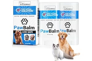 Aomig Dog Paw Balm, Natural Cat and Dog Paw Balm, Natural & Lick Safe Moisturizer for torr hud, Paw Cream för torra kliande d