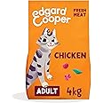 Edgard Cooper Grain Free Dry Cat Food, (Chicken 4kg), Natural Cat Kibble for Adult Cats with Fresh Meat & Amino Acids, Gluten