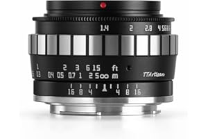 TTARTISAN 23mm F1.4 APS-C Camera Lens Wide-Angle Prime Lens Portable Lens for Fuji FX Mount Suitable for Portrait Street Snapshot