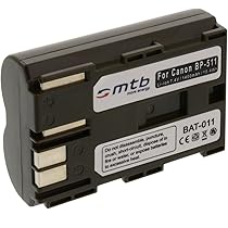 DSTE Kit Batteria BP-511 + Caricatore Doppio USB Per Fotocamere Canon EOS E PowerShot - Foto 7