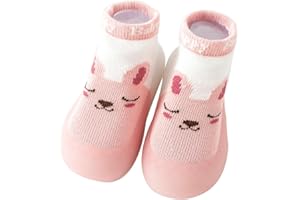 STOLPYZH Baby Girls Boys First Walking Shoes Anti Slip Slippers Socks Barefoot Shoes Toddler Infant Non Slip Sole Shoes Breathable