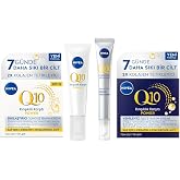 NIVEA Q10 4 Adımlı Kırışıklık Karşıtı Bakım Seti,G&uuml;nd&uuml;z Kremi,G&ouml;z Kremi,Cilt Serumu ve Gece Kremi 50 ml