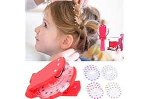 HNLMZ Kit di Bellezza per Capelli,180 PCS Brillantini Per Capelli e 1 PCS Macchinetta per Capelli Strumento per Acconciare i Capelli Diamanti Hair Bedazzler Kit,Per Decorare Capelli,Vestiti,Accessori