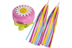 Dokpav Campanelli per Biciclette per Bambini, 2Pcs Bici Manubrio Stelle Filanti Streamers, Campanello per Bicicletta, Campanello per Bici Accessori per Bambini, Manubrio Filanti Bicicletta