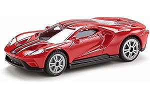 siku 1526, Ford GT Classic Sports Car, Metal/Plastic, Red, Compatible with other siku models of the same scale