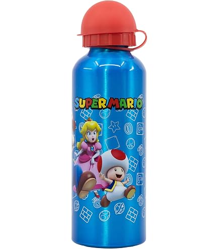 ALMACENESADAN Appareil à Sandwich Super Mario - Sans BPA, Idéal Retour à L'École