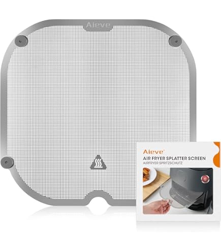 2 Protections Anti-éclaboussures Pour Friteuse Ninja SL400/SL300 - Silicone 230°C