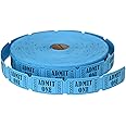 L LIKED 2000 Blue Raffle Tickets with Perforations and Consecutive Numbers,Single Ticket Roll for Events, Carnivals, Door Prizes & Drinks