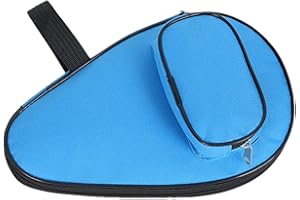 HunicandIU Table Tennis Paddle Cover, Table Tennis Paddle Case, Racket Storage Bag Paddle Case, Portable Racket Case, Storage Organiser with Ball Bag, Protective Holder, Table Tennis Accessories