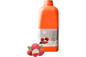 ‎PANDA MEISTER Fruchtsirup für Bubble Tee 2,5kg Litschi Konzentrat Sirup Bubble Tea Set Lassi, Smoothie, Slush Getränkesirup - 100% Vegan Glutenfrei Alkoholfrei