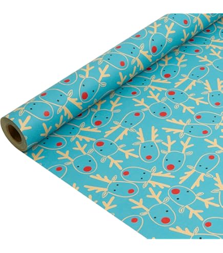 JarThenaAMCS Carta Regalo Vintage Con Villaggio Francese, Rotolo 43 Cm X 10 M, Bianco E Rosa, Motivo Rurale, Per Compleanni, Matrimoni, Baby Shower E Progetti Fai Da Te - 3