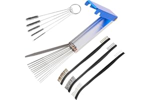 HAIFAFAFAING Carburetor Cleaner, Carburetor Cleaning Kit, Cleaner Brush Set with Stainless Steel Wires for Chainsaw, Motorcycle, ATV, Welding, Stove, Shower Head Nozzles