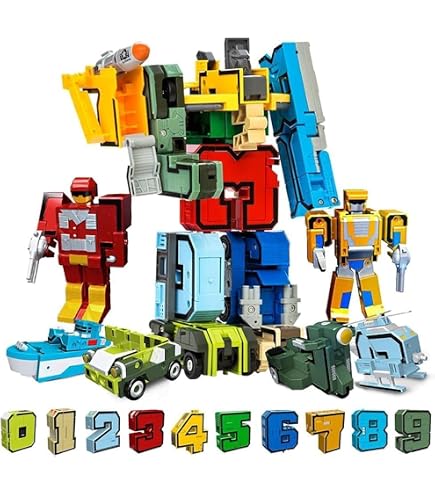 JOYIN Figura de acción de robot transformador del alfabeto, 26 piezas para niños, aprendizaje ABC, fiesta de cumpleaños, recompensas de aula escolar, juguete educativo preescolar JOYIN Figura de acción de robot transformador del alfabeto, 26 piezas para niños, aprendizaje ABC, fiesta de cumpleaños, recompensas de aula escolar, juguete educativo preescolar