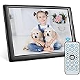 Yabumak Digital Photo Frame 8 inch Remote Control Digital Picture Frame 1280 * 800 High Resolution Photo/Music/Video Player Full IPS Display Electronic Photo Player Smart Digital Picture Frame