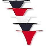 Iris & Lilly Women's Cotton G-String, Pack of 5