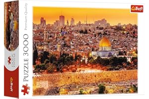 Trefl 3000 Elementi, qualità Premium, per Adulti e Bambini da 15 Anni Puzzle i Tetti di Gerusalemme, Colore, TR33032