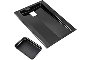 Nordic Bbq Store 69804 Fettwanne für Weber Spirit 300 Serie, Spirit e310, e320 Grills, hergestellt in 2013 und neuer, Tropfpfannen ersetzen Weber Spirit Fettschale, 44,5 cm L x 31,1 cm B x 5 cm H