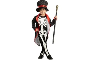 Spooktacular Creations Costume scheletro luminoso al buio per bambini e neonati Halloween