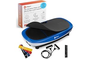 LifePro Rumblex Max 4D Vibration Plate Exercise Machine | Vibrating Plate Exercise Machine With Resistance Bands For Home Fitness, Recovery, Training