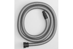 KEENBERK Tubo di ricambio per aspirapolvere – Tubo di aspirazione per aspirapolvere a umido/secco – adatto per Bosch GAS 25, GAS25, 1600, STARMIX ARD, METABO ASR 2025-3 m di lunghezza