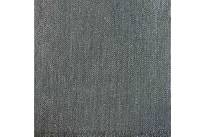 Kt KILOtela - Tela Tapicería Lisa, Chenilla Doble Cara, Tacto Suave Aterciopelado, Muy Resistente, Decoración, Tapizar, Cojines, Cortinas, Colchas, 100 cm Largo x 280 cm Alto, Gris Oscuro - 1 Metro