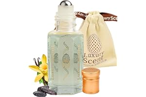 LUXURY SCENT Aceite clásico de perfume en polvo blanco con aroma de musky floral de 6 ml de fragancia unisex de alta calidad