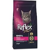 Reflex Plus Somonlu Yetişkin Kedi Maması, 1,5 Kg