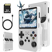 R36T Retro Spielkonsole 64GB - Mit 18000+ Spielen Und 3,5 Zoll Display