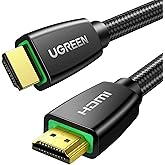UGREEN HDMI Kablo 4K 60Hz UHD 2.0 HDMI ARC Kablo HDR 3D High Speed 18Gbps Ethernet Altın Kaplama TV Televizyon, Monitor, Blu-