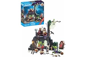 Playmobil 71651 Pirates: Haunted Ruins Promo Pack, including a castle ruin, three figures, and many eerie extras, mysterious play sets suitable for children ages 4+