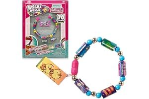 Sky Castle - Sticki Rolls Band Single Pack, Pulseras con Pegatinas, Rollos Temáticos Kawaii, 50 Pegatinas por Pulsera, 2 Rollos Intercambiables Extra, Famosa (TCR01000)
