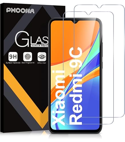 Pellicola salvaschermo in vetro temperato per Xiaomi Redmi 9C, Redmi 9C NFC - 9H - Trasparente