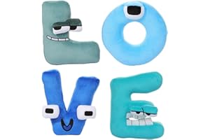 LIFEMAISON Alphabet Lore Plush Toy, Alphabet Lore Plushies Doll,Soft Alphabet Lore Stuffed Dolls Educational Letter Toys, Christmas Birthday Fans Gifts for Kids Adult