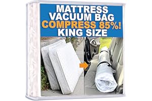 Homie Matratzen-Vakuumbeutel, verschließbarer Beutel für Memory Foam- oder Federkernmatratzen, Kompression und Lagerung für Umzug und Rückgabe (King)