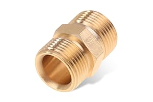 DUOKON Adattatore per Spruzzatore Ad Alta Pressione, Raccordo Filettato Maschio Metrico M22 14 Mm Maschio X 14 Mm Maschio Adattatore di Prolunga per Tubo Flessibile per Rondella di Pressione