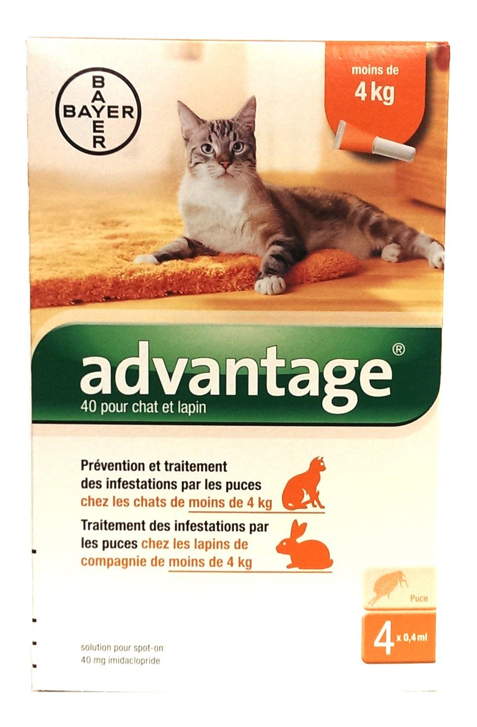 Le Reporter Sablais Advantage Chat Anti Puces Pour Chats