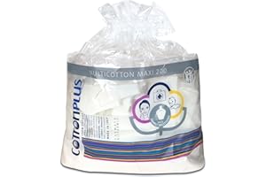 COTTONPLUS Cotton Plus MULTICOTTON MAXI 200 PZ-FALDINE IN 100% COTONE ADATTE A TUTTA LA FAMIGLIA