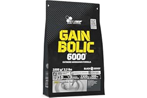 ‎OLIMP SPORT NUTRITION Olimp Gain Bolic 6000® Weight Gainer Protein - 1000 g - Mass Gainer, Schokolade